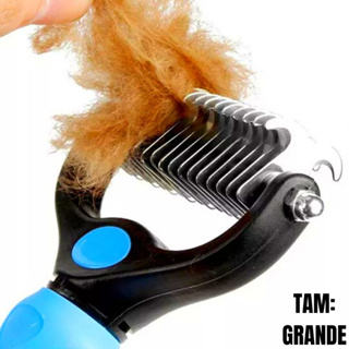 Desembolador de Pelos Longos para Cachorro Gato Pet Escova Pente Rake Pet Shop Groomer em Oferta na Shopee