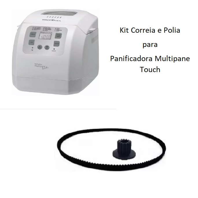 Kit correia e Polia para Panificadora Multipane Touch