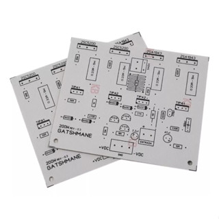 2 X Placa Lisa Para Montar Amplificador Audio 200w Mono