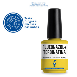 Fluconazol + Terbinafina 10mL - ( Esmalte para unha, para fungos e micoses )