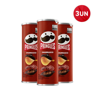 Combo Batata Pringles Churrasco 3 Unidades em Oferta na Shopee