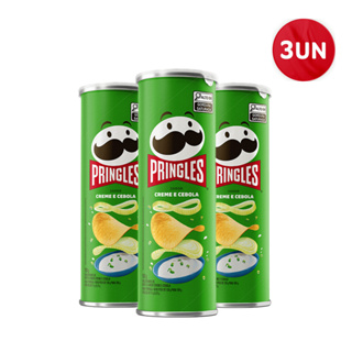 Combo Batata Pringles Creme E Cebola 3 Unidades em Oferta na Shopee