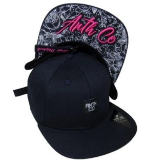 Bone Anth Co Original fox Aba reta Strapback Fitão ajustável bone masculino feminino unissex aba bordado relagem varias cores