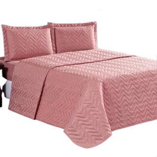 kit Colcha Cobre Leito Casal Luxo 3 Peças Diversas Cores em Oferta na Shopee