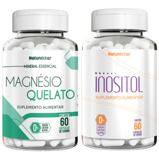Magnésio Quelato + Inositol 60 Cápsulas Cada Premium
