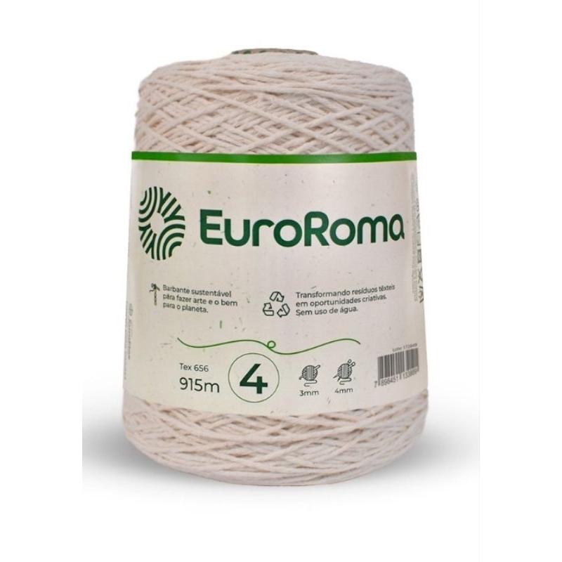 Barbante Euroroma n° 4 - Cru - 915m