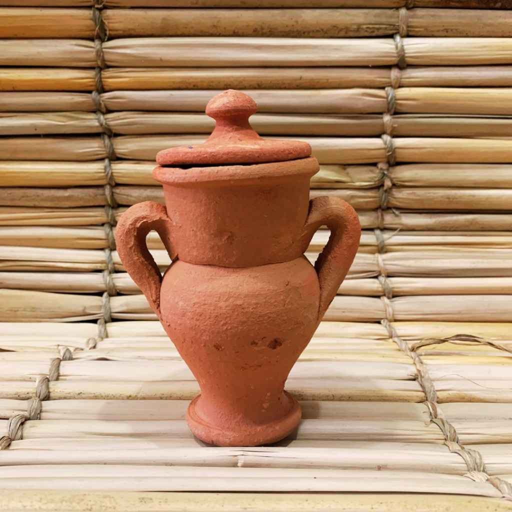 Quartinha de Barro N°00 12cm Com ou Sem Asa Assentamento Fundamento Umbanda Candomble