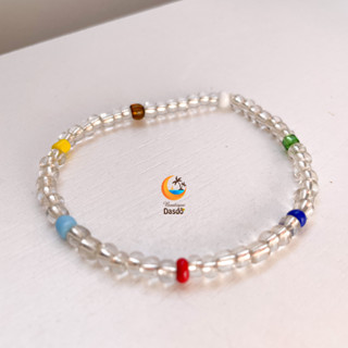 Pulseira dos 7 Orixás da Umbanda - Oxalá, Iemanjá, Oxóssi, Xangô, Iansã, Oxum e Ogum - Pulseira de miçangas