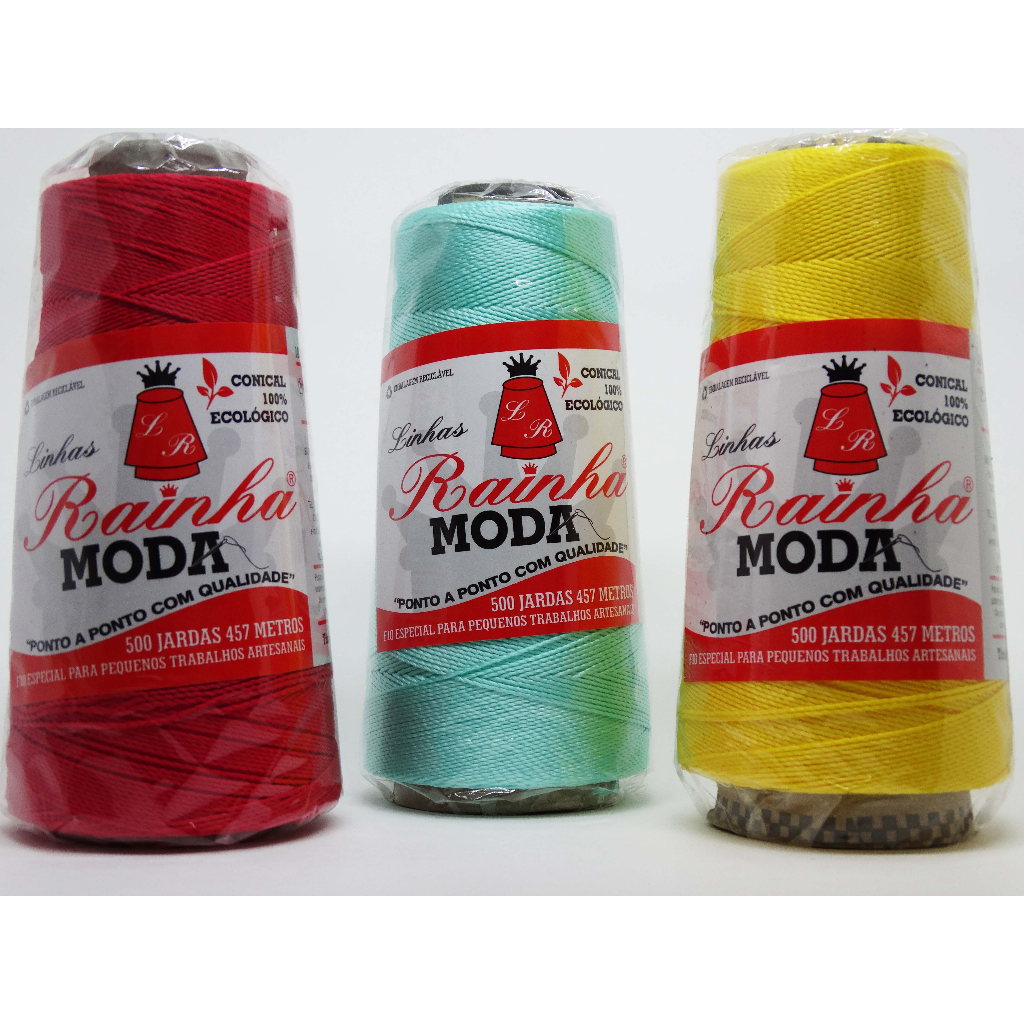 Linha Rainha Moda de Trico, Croche, tranças para cabelo, trabalho artesanal,  Box Braids 457 metros