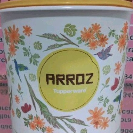 Caixa de armazenamento Arroz Floral 5 kg Tupperware