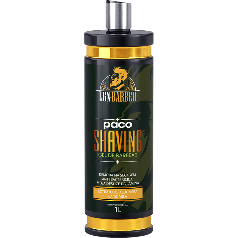 Shaving gel de barbear fragrância Paco 1LT - LGN Barber em Oferta na Shopee