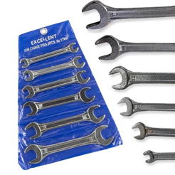 Kit Jogo de Chave Fixa 6 a 17mm 6 pecas 1XM Excellent