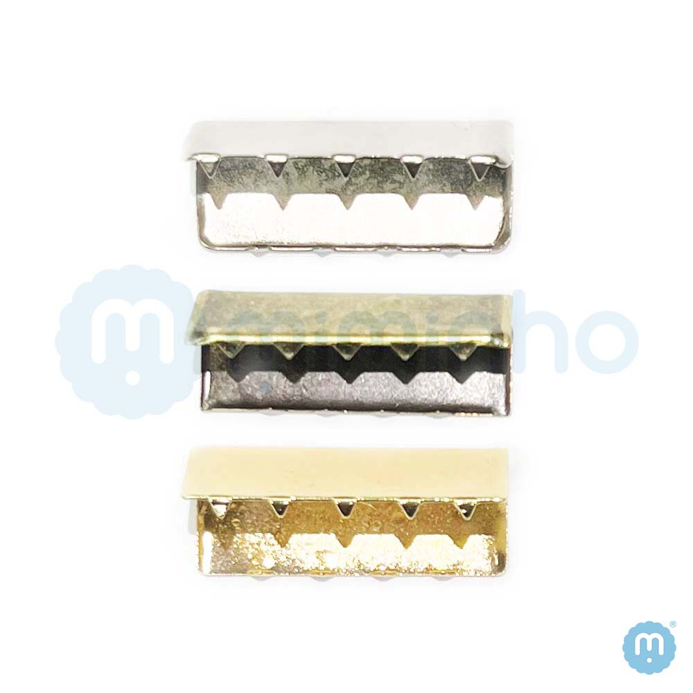 Terminal Garra Para Alça e Zíper 4cm - Metal - PACOTES COM 10 e 20 PÇS - Niquelado, Ouro Velho e Ouro Cataforético em Oferta na Shopee