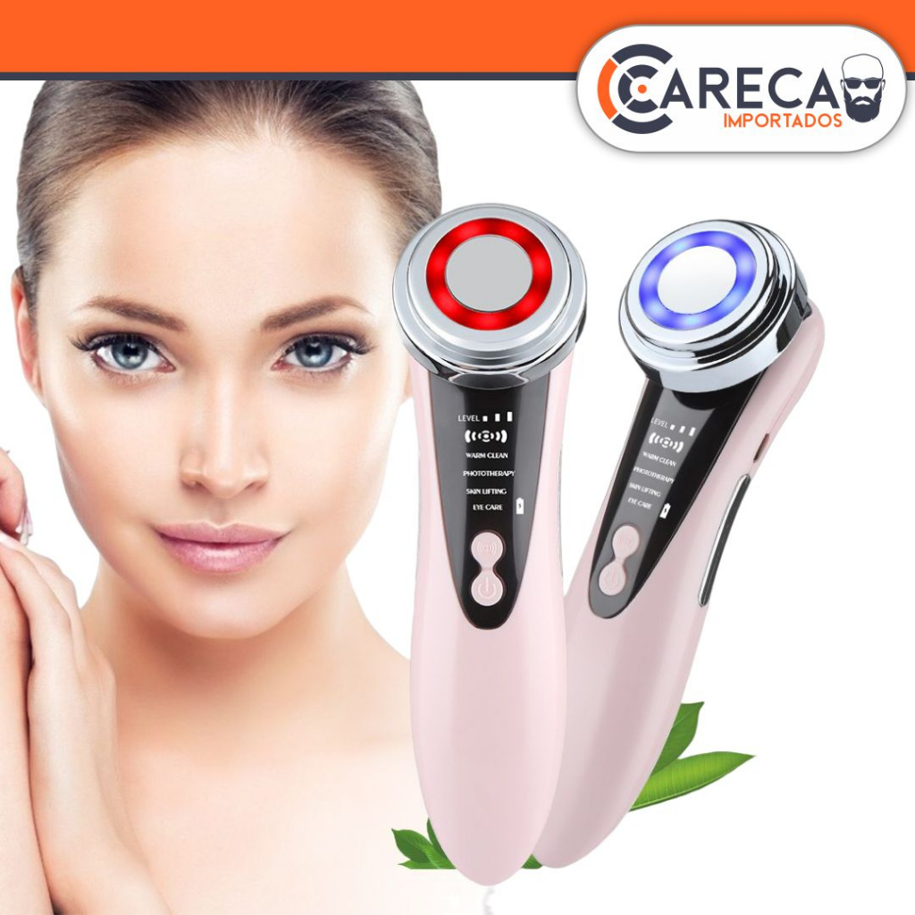 Massageador Skin Care Facial Eletrico Anti Rugas