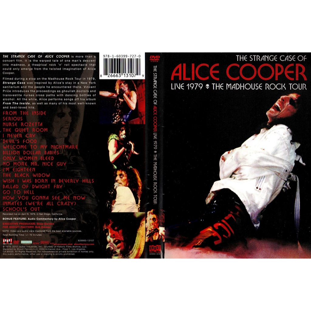 Alice Cooper - The Strange Case of Alice Cooper Live 1979 - The Madhouse Rock Tour