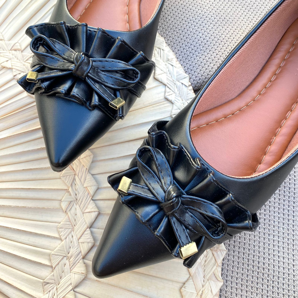 Sapatilha Babadinho Lorena Preta em Oferta na Shopee