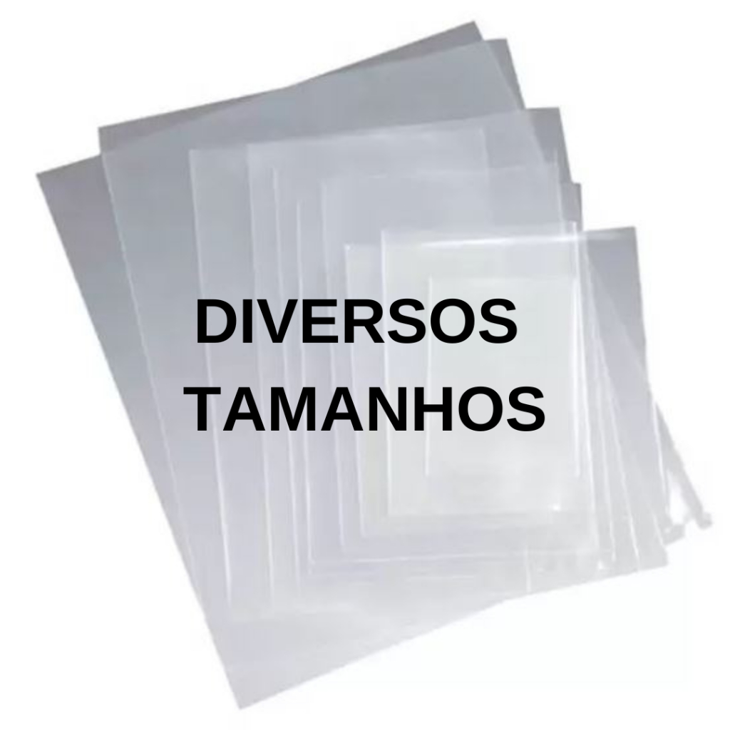 Saco Plástico Transparente Diversas Medidas PE 06 em Oferta na Shopee
