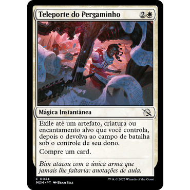 Teleporte do Pergaminho - Magic The Gathering