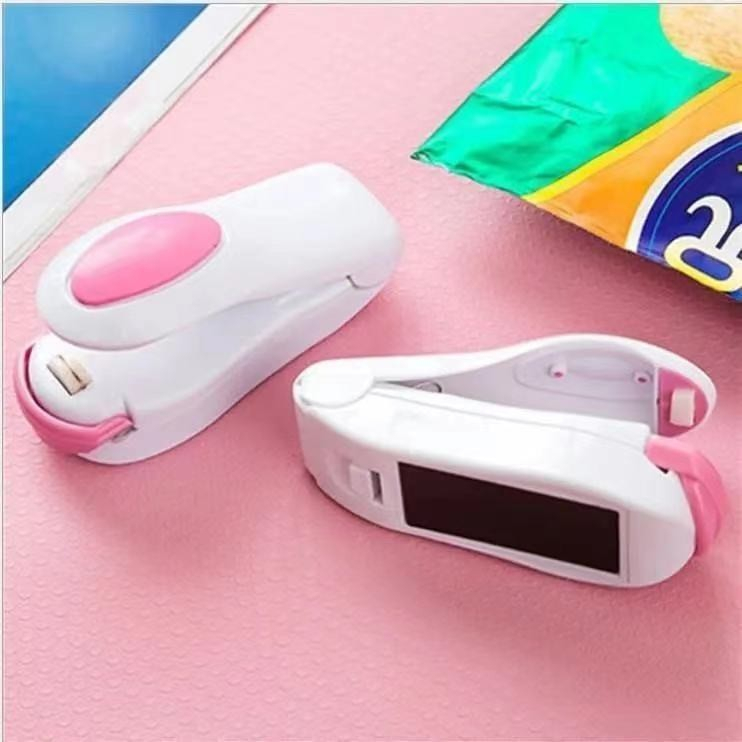Mini Máquina Portátil Seladora Plástico Para Cozinha Sela Rapidamente Suas Embalagens Plás...