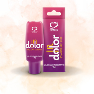 Gel Dessensibilizante 15g Indolor Facilita Lubrifica Sexshop