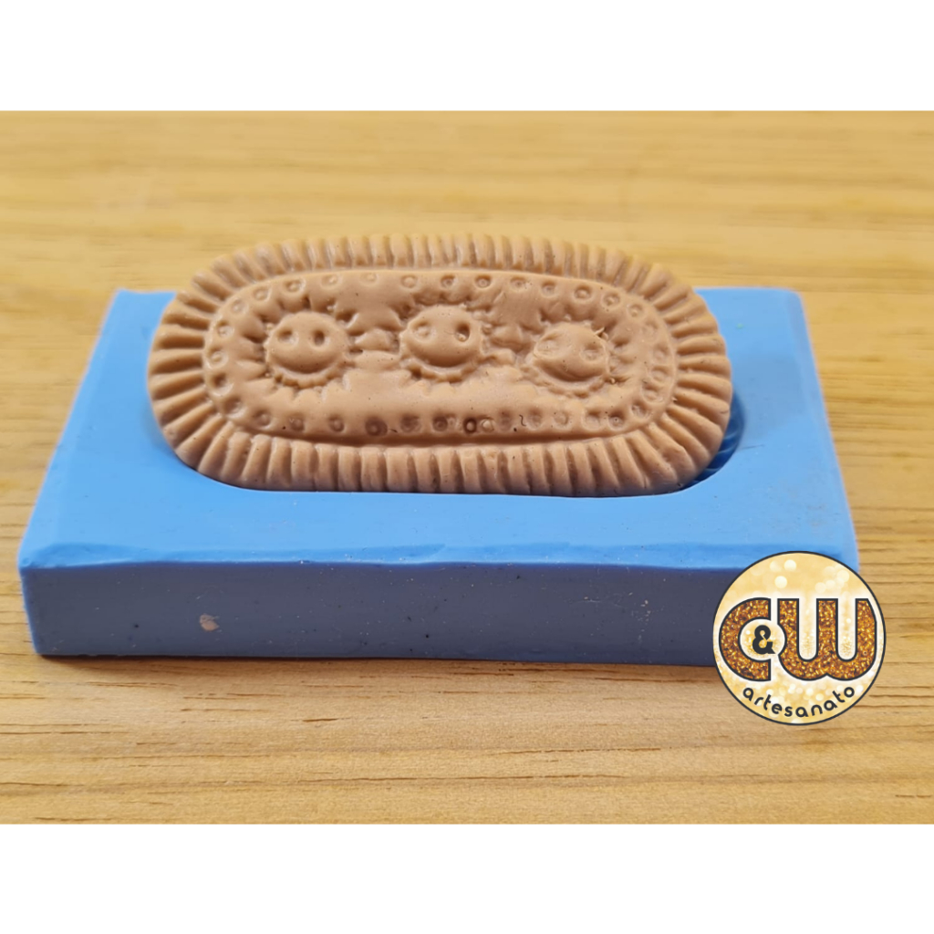 Molde Silicone Biscoito / Bolacha / Tipo Maizena  Confeitaria e Artesanato - Festa