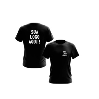 Camiseta personalizada preta