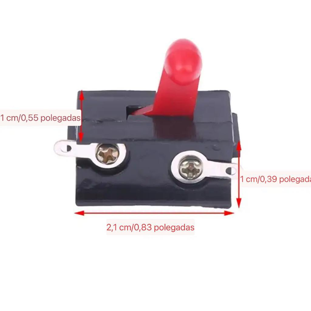 Chave Botão Liga e Desliga para Máquinas de Corte WMark/Kemei em Oferta na Shopee