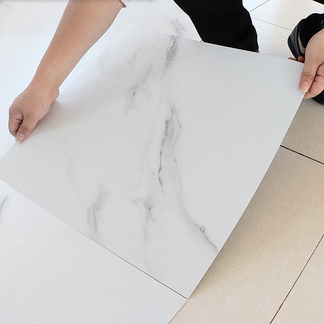 Painel Placas Para Piso e Parede Autocolante Porcelanato 25x25cm