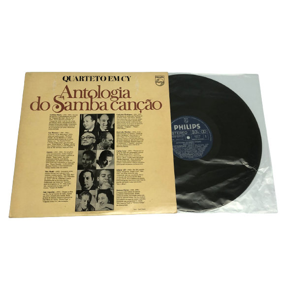 Lp Vinil Quarteto E Cy Antologia Do Samba Canção 1975