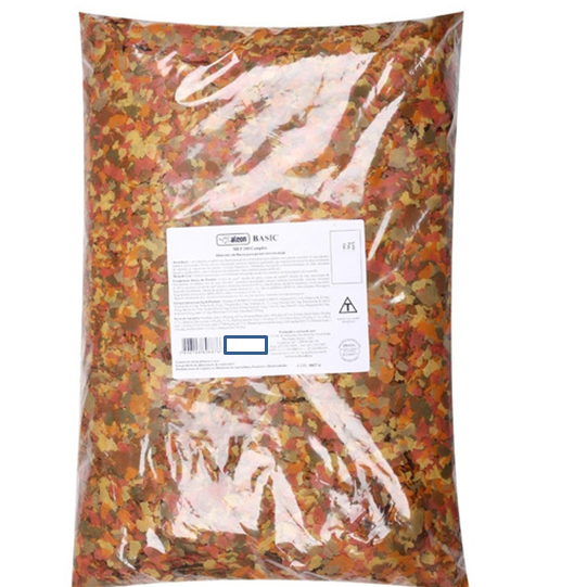 Alçcon Basic Ração para Peixes Ornamentais pacote com 100gr no granel