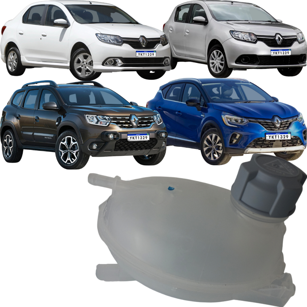 Reservatório D'Água do Radiador C/Tampa Logan Sandero Duster em Oferta na Shopee