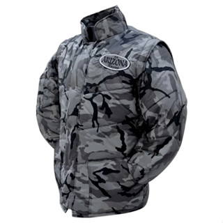 Jaqueta Arizona Racing Camuflada Cinza Original Frio Motoboy Proteção