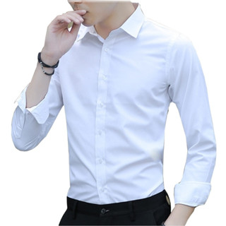 Camisa Social Masculina Microfibra, Branca Modelagem slim 100% Nacionaly