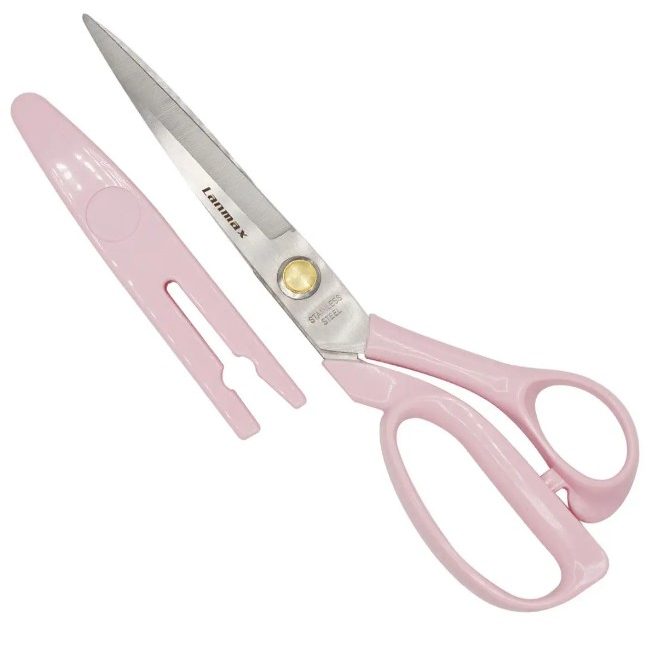 Tesoura Rosa Com Capa Protetora 8 Pol. Corte E Costura em Oferta na Shopee