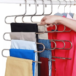 Cabide com 5 Divisórias para Calça em Oferta na Shopee