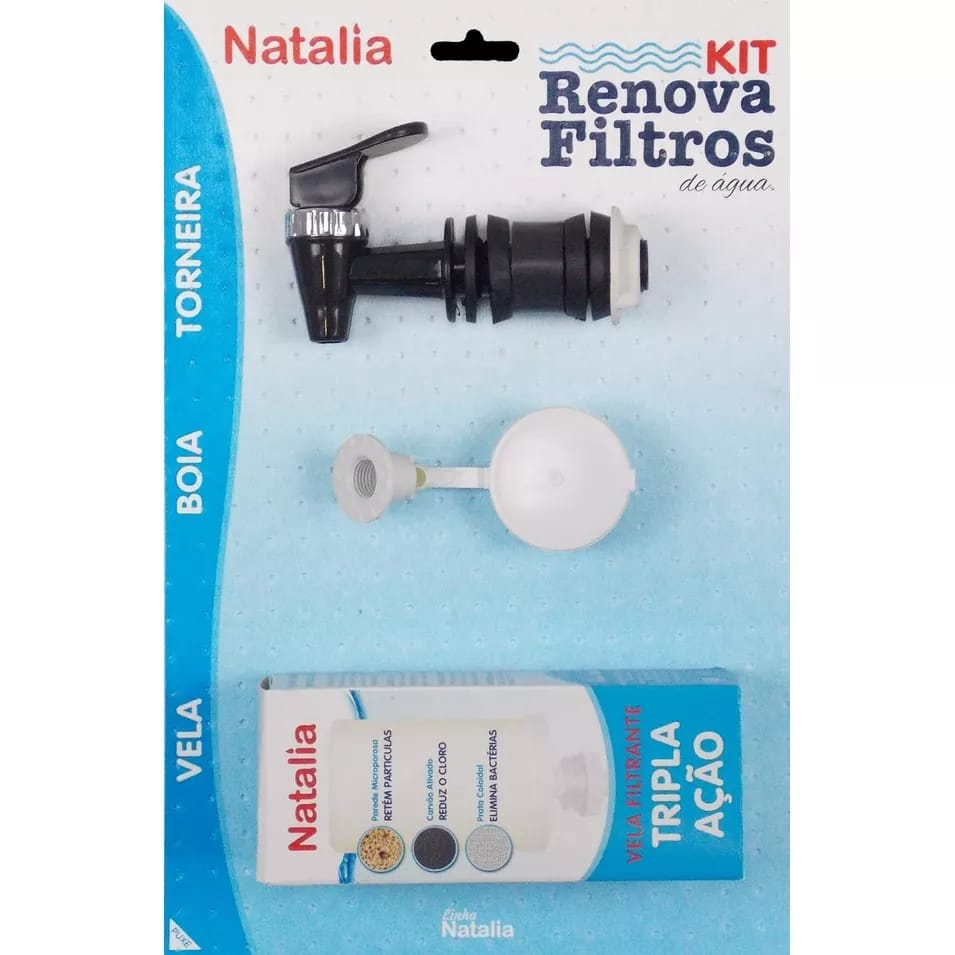 Kit renova Filtros - Torneira, vela e bóia - Gmold - Filtro de barro. em Oferta na Shopee