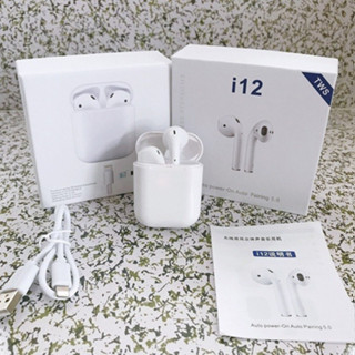 Fone de Ouvido Sem Fio i12 Tws Bluetooth Com Touch Bluetooth 5.0
