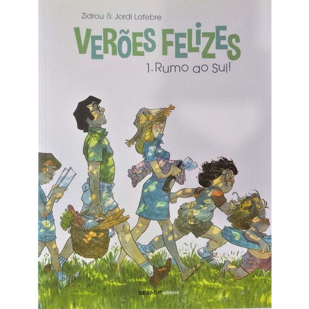 Verões Felizes Vol. 1: Rumo ao Sul (12/2016) Editora SESI - Capa Cartão