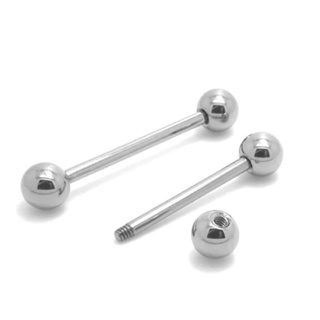 Piercing Barbell Aço Cirúrgico 1.6mm x12mm, 14mm ou 16mm - 1 peça em Oferta na Shopee