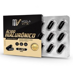 Ácido Hialurônico com colágeno hidrolisado Anti-idade em cápsulas MISSLA