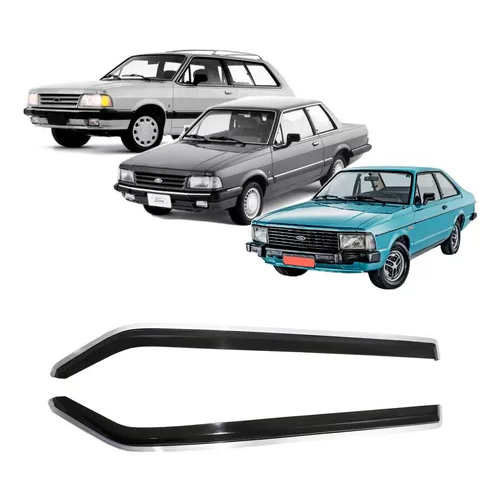 Calha Chuva Defletor Ford Corcel 2 / Del Rey / Belina (par) em Oferta na Shopee