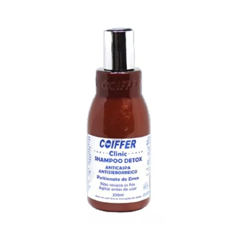 shampoo detox anti caspa coiffer 250ml anti oleosidade original