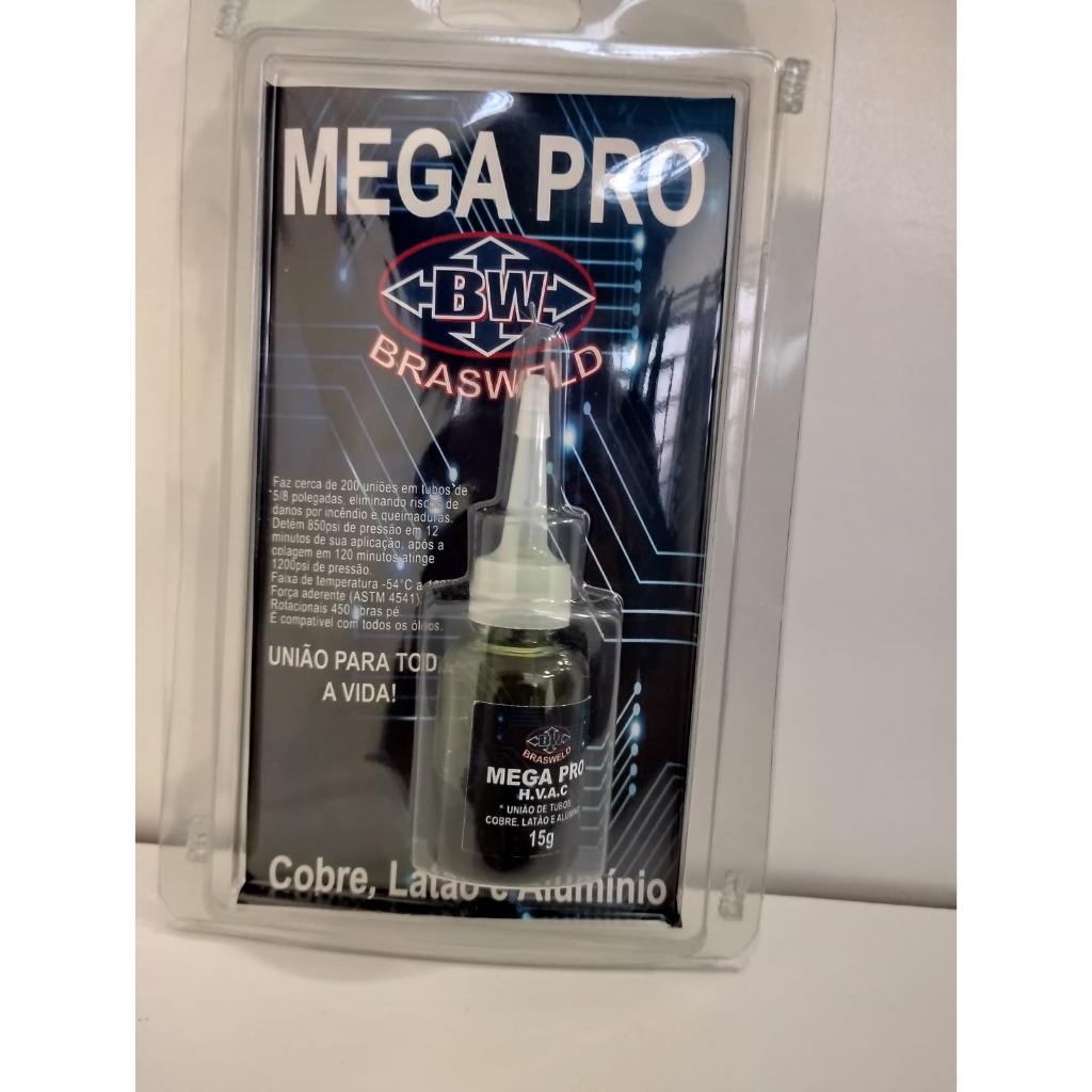 Solda Fria Hvac Super Mega Pro Para Tubos Cobre Aluminio BW