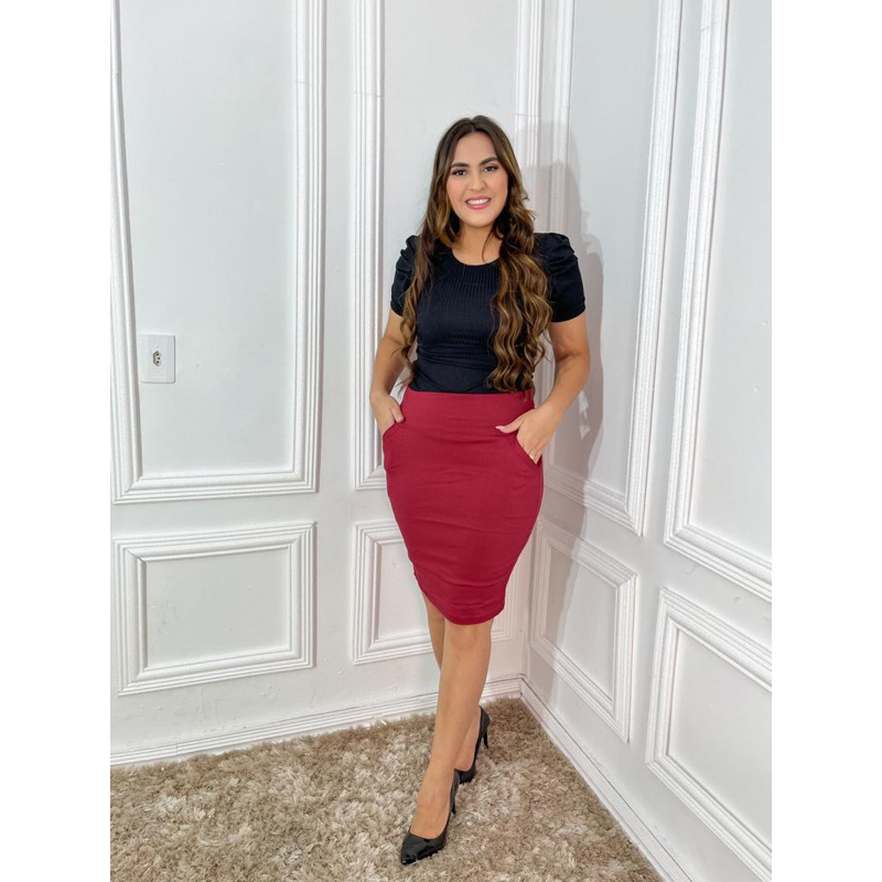 Blusa Feminina Manga Curta Princesa Bufante Canelada Blusinha Roupa Moda Blogueira