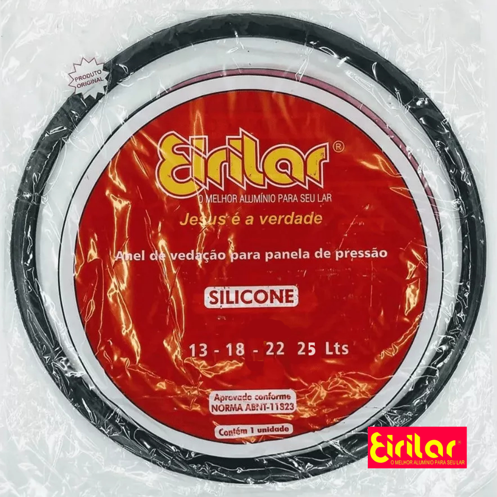 Eirilar Borracha de Vedação P/ Panela De Pressão Fechamento Externo 13/18/22 e 25 Litros