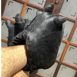 Pantufa 3D Garra de Monstro Preto Terror Ação Confortável Qualidade Promoção Infantil Adulto Feminina Masculina Inverno em Oferta na Shopee