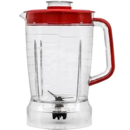 Copo para Liquidificador Mondial Turbo L1200 Acrílico Vermelho SOMENTE COPO