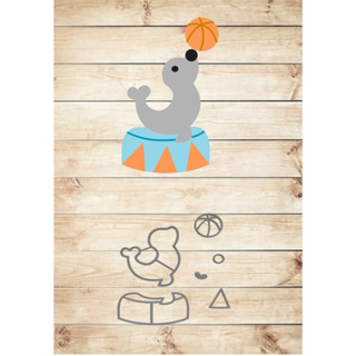 Cortador foca picadeiro 3cm (circo) Promoção em Oferta na Shopee