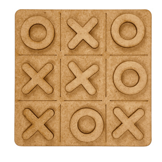 Kit - 30 Jogos da Velha em MDF 10cm em Oferta na Shopee