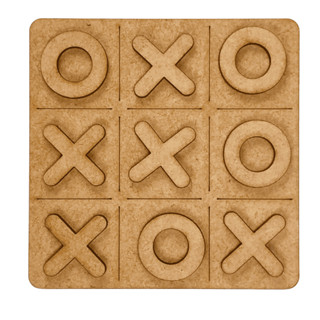 Kit - 30 Jogos da Velha em MDF 10cm